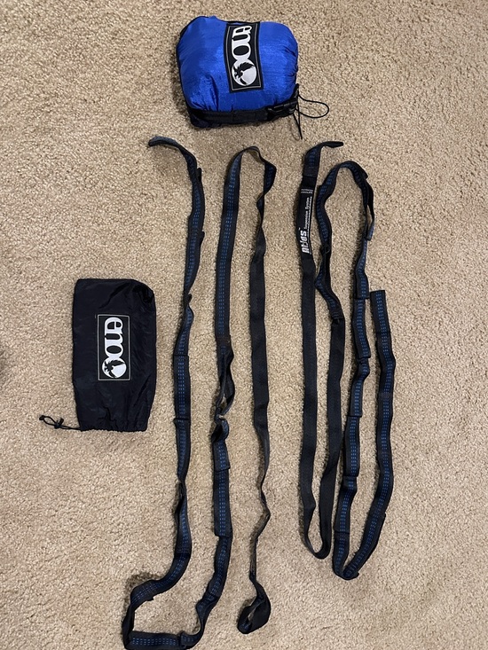 Eagles Nest Outfitters Other - ENO Double Hammock Blue + Suspension System Straps